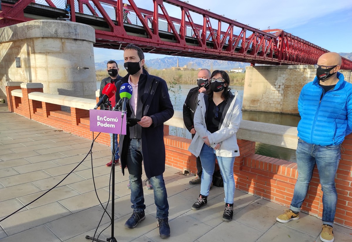 Jordan ha presentat les propostes enfront del pont de la Via Verda de Tortosa