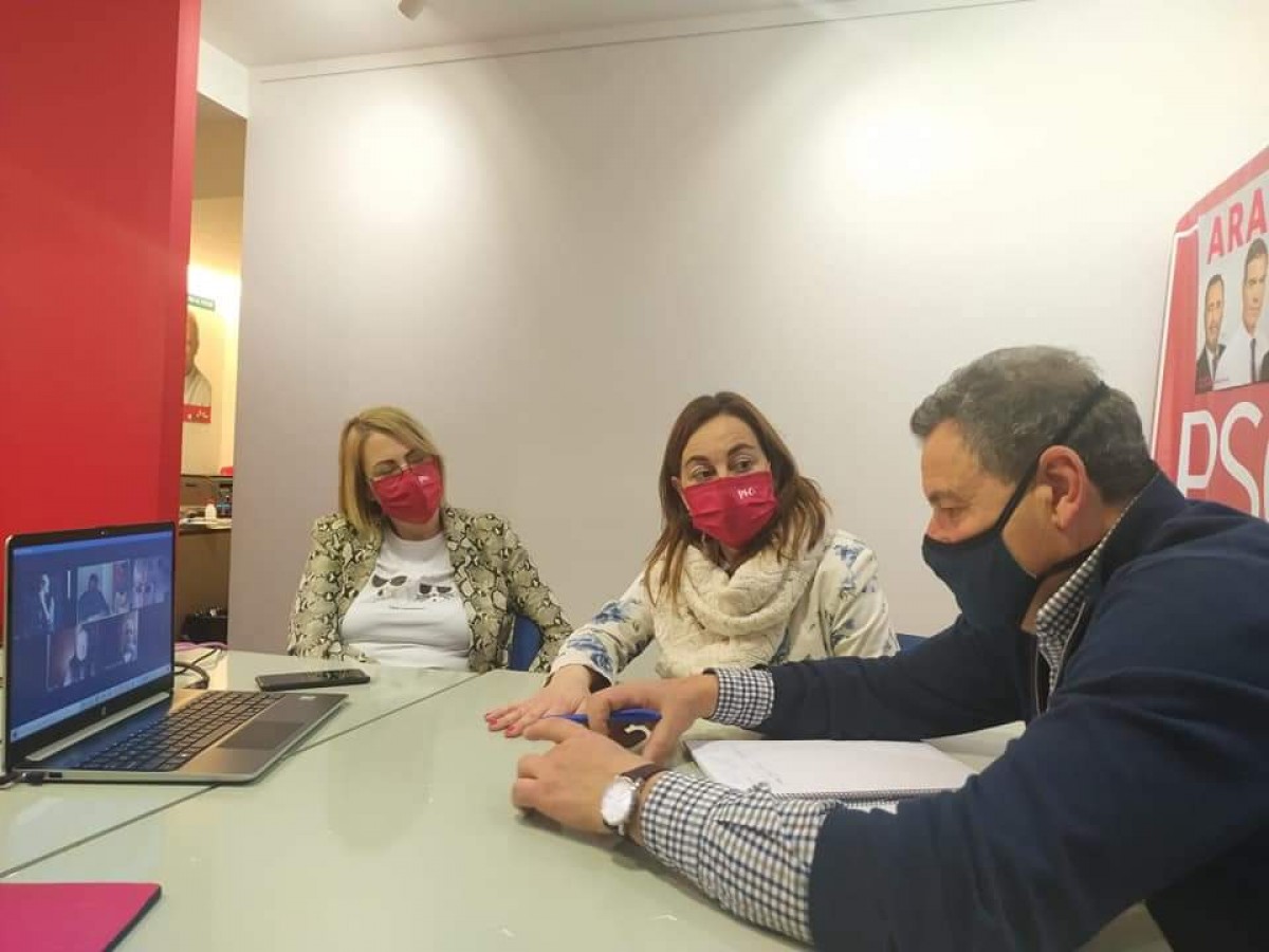 Alegre, Paneque i Guix en la trobada virtual amb membres de la plataforma «No és un vial».