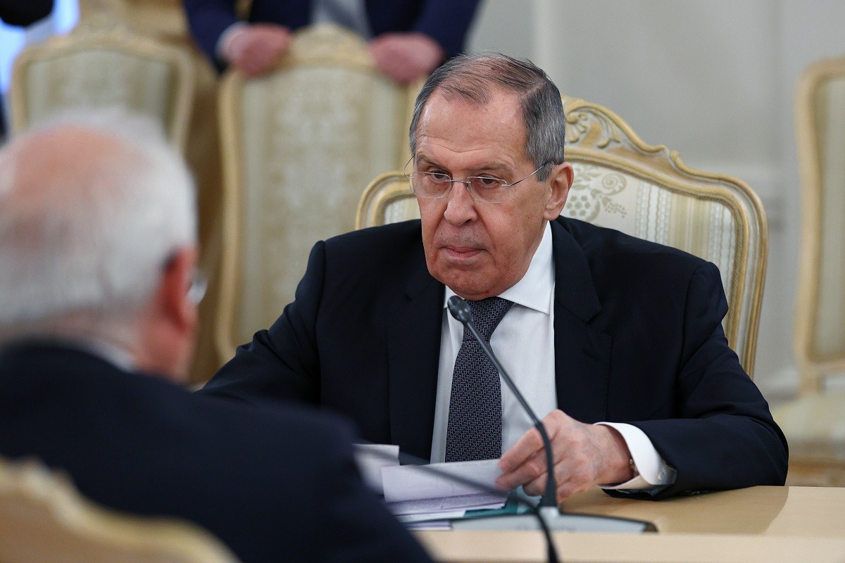 El ministre d’Afers Exteriors de Rússia, Sergei Lavrov, assisteix a una reunió amb el cap de política exterior de la Unió Europea, Josep Borrell, a Moscou