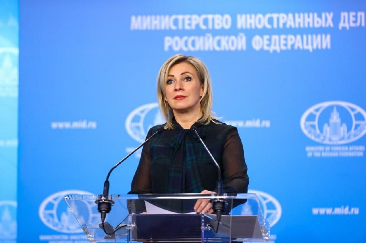 Maria Zakhàrova, en una imatge d'axriu