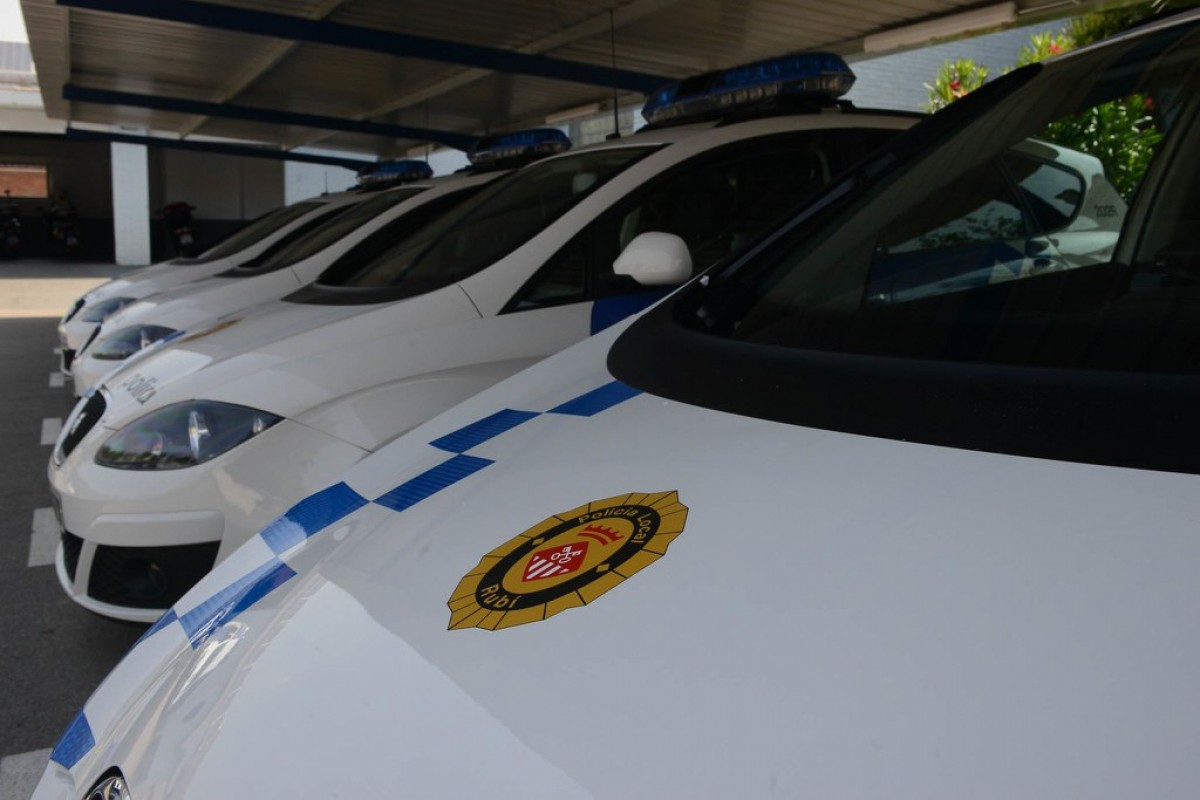 Imatge d'arxiu dels vehicles de la Policia Local de Rubí