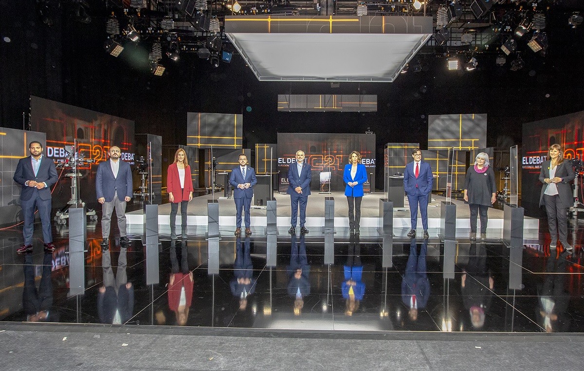 Els nou candidats del debat de TV3.