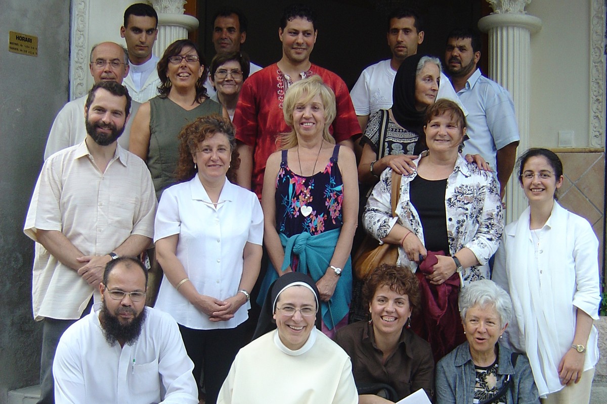 Foto d'arxiu de membres de la Xarxa Interreligiosa de Manresa
