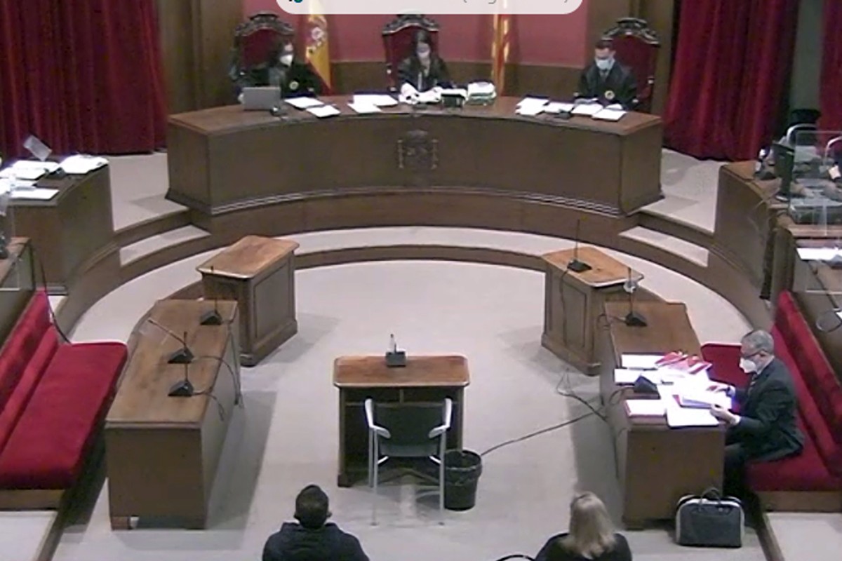 Imatge d'arxiu d'un judici a l'interior de l'Audiència Provincial de Barcelona