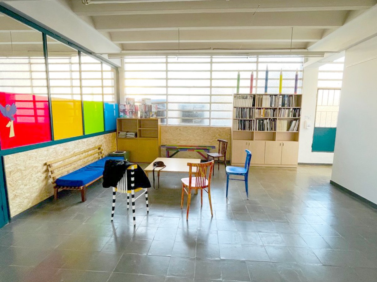 Un dels espais de l'Escola Municipal d'Expressió d'Olot.