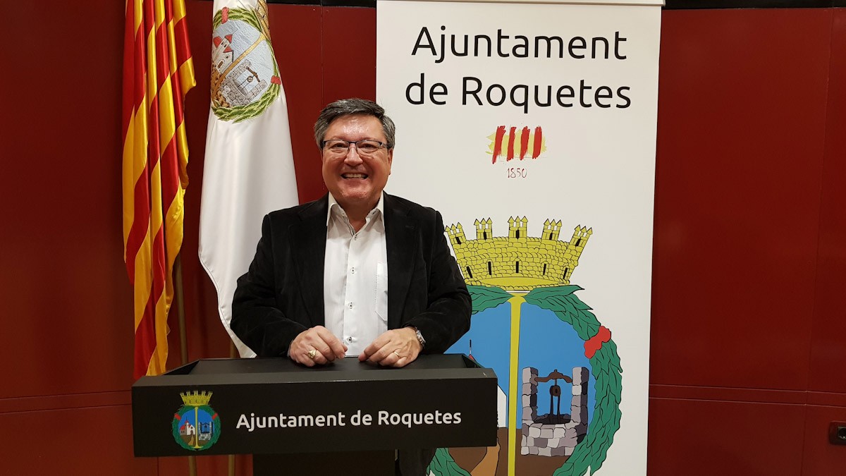 Peu de foto Ximo Llopis fins ara regidor de Ciutadans de l’Ajuntament de Roquetes 