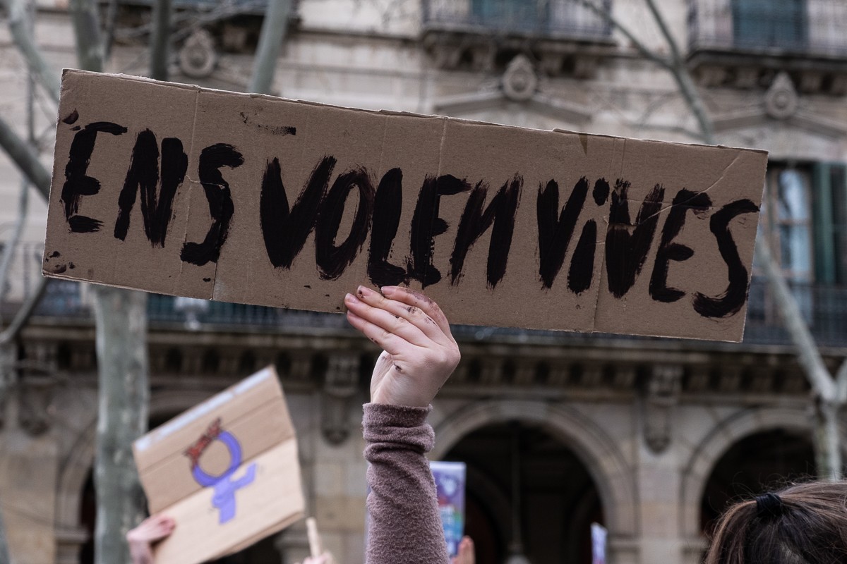 «Ens volem vives», uns dels clams de moviment feminista per aquest 25-N.