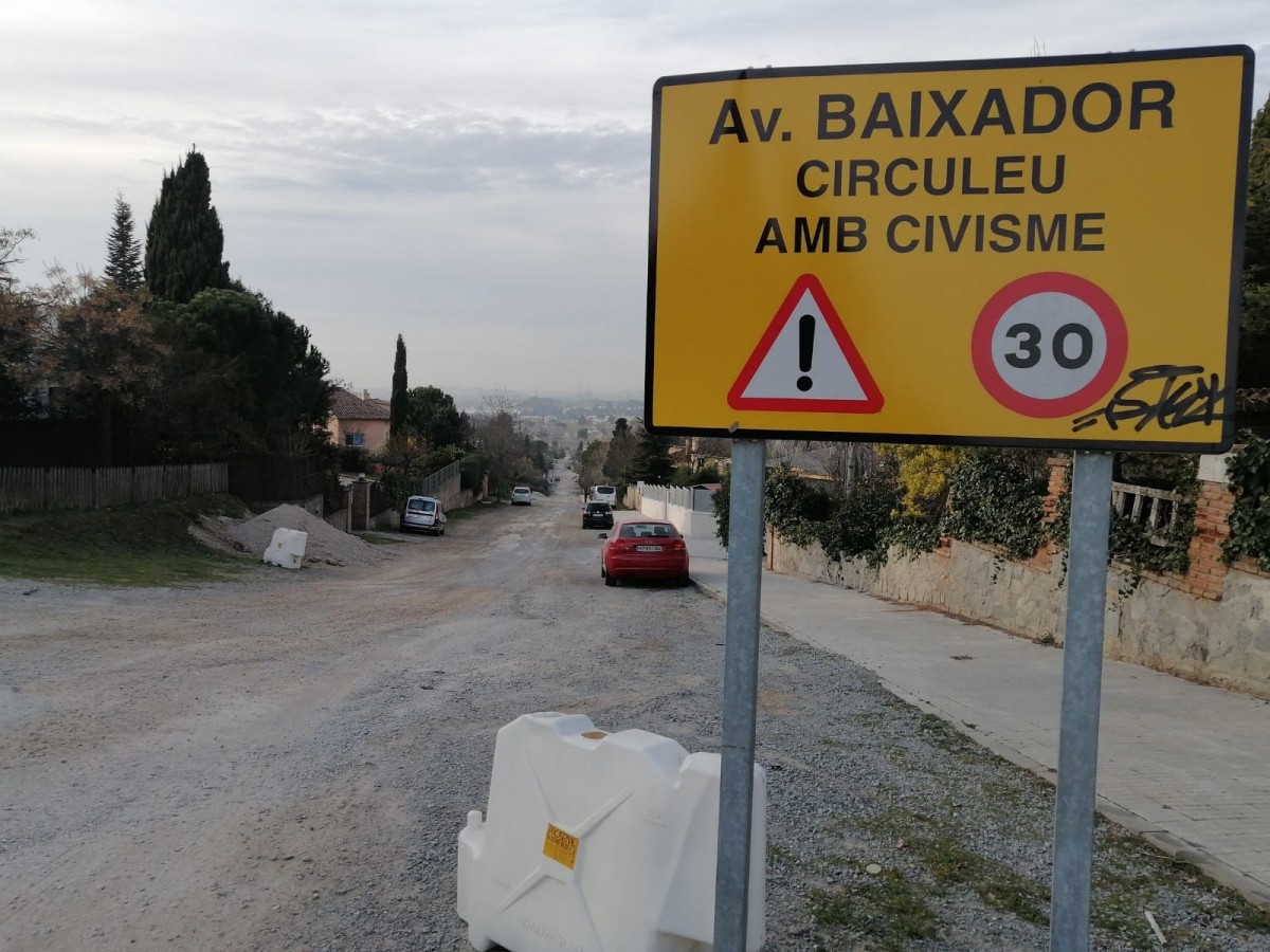 L'avinguda Baixador de Valldoreix, un projecte enquistat