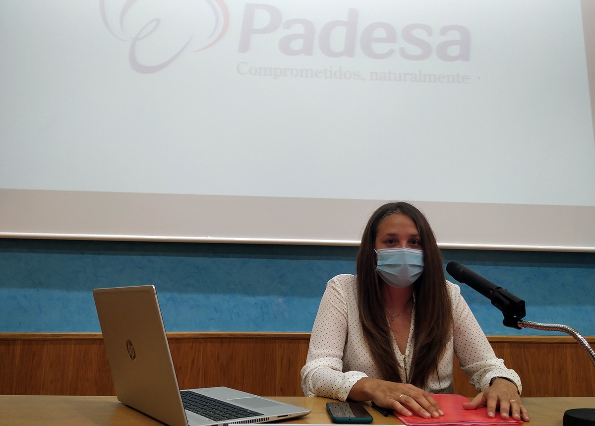 Roda de premsa de Padesa, després de dies de silenci sobre el brot que afectava l'empresa.