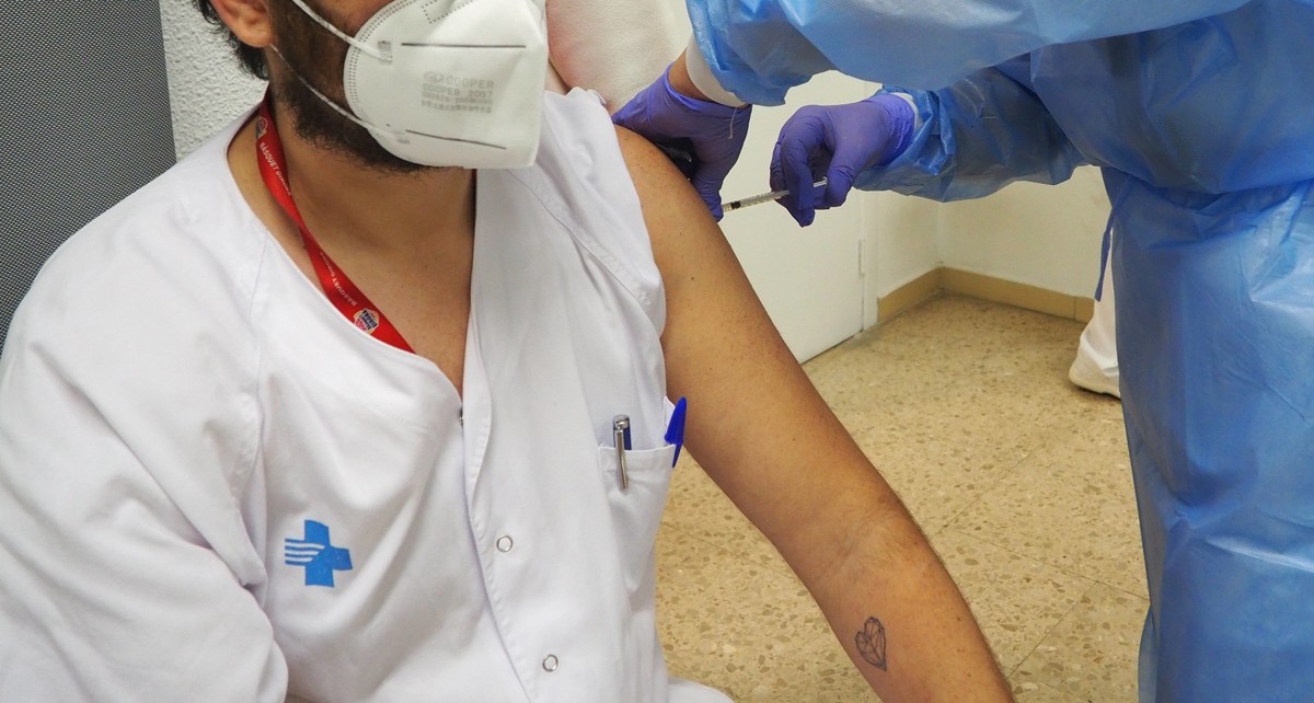 Vacunació de personal sanitari
