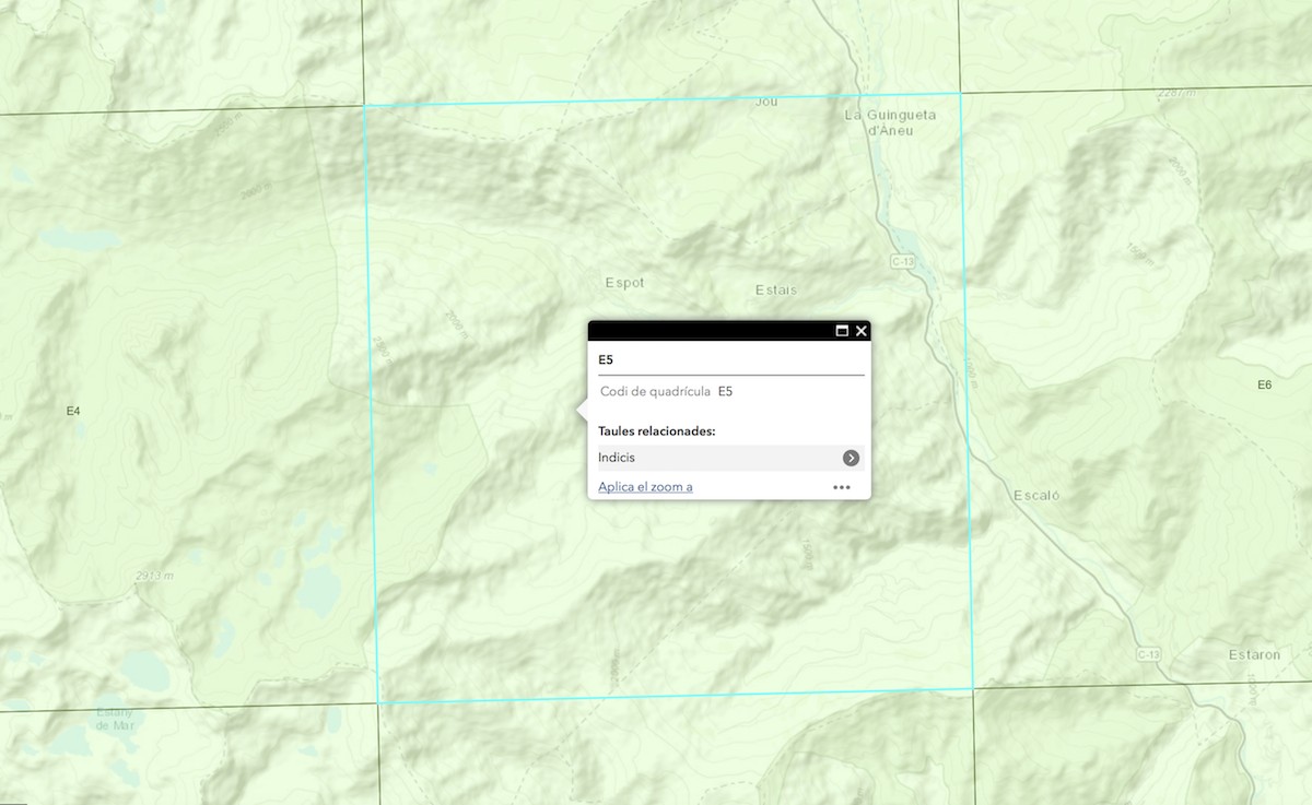 Captura de pantalla del mapa