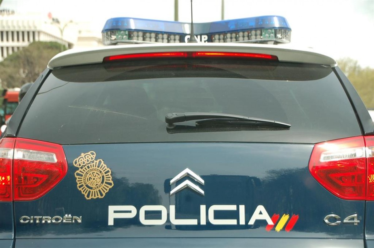 Un cotxe de la Policia Nacional espanyola