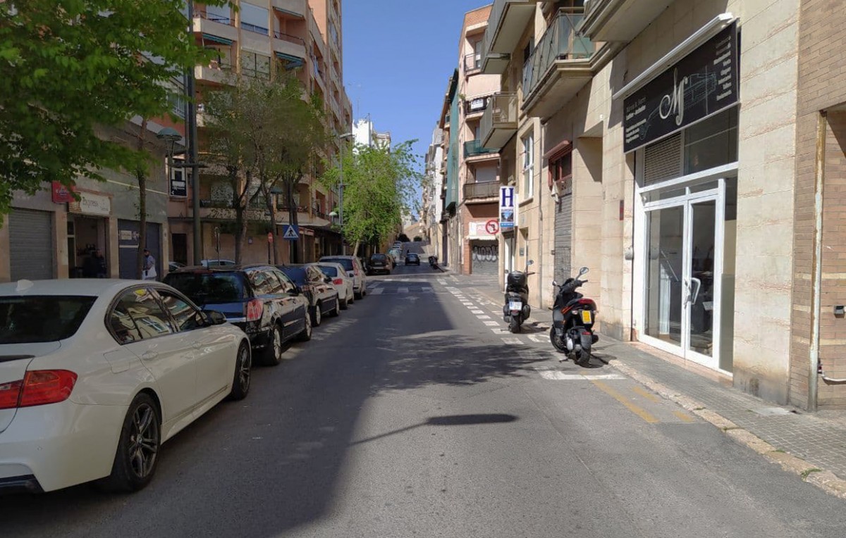 El carrer d'Orosi, un dels carrers per on es desviarà el trànsit.