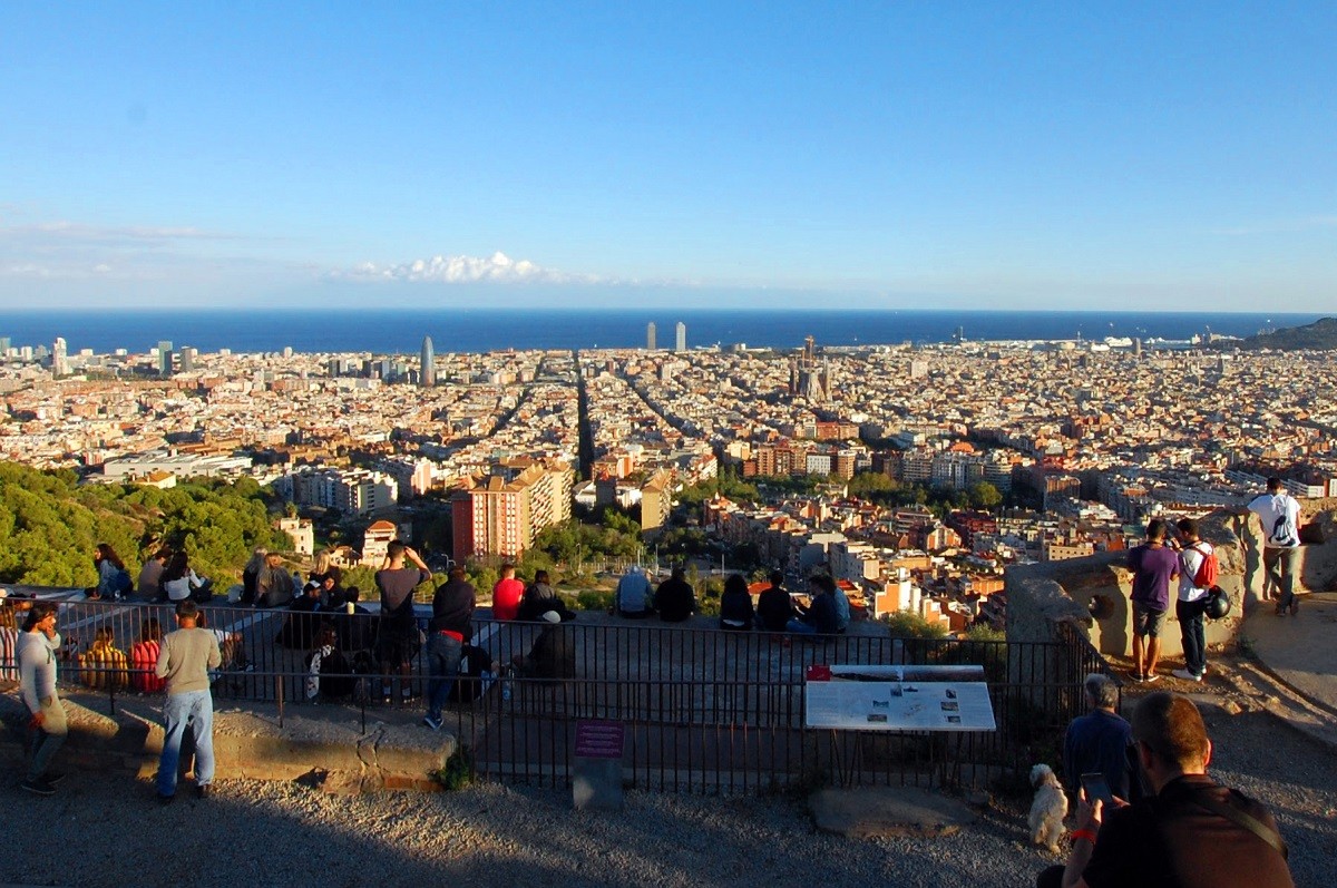 Vistes de Barcelona des del Carmel