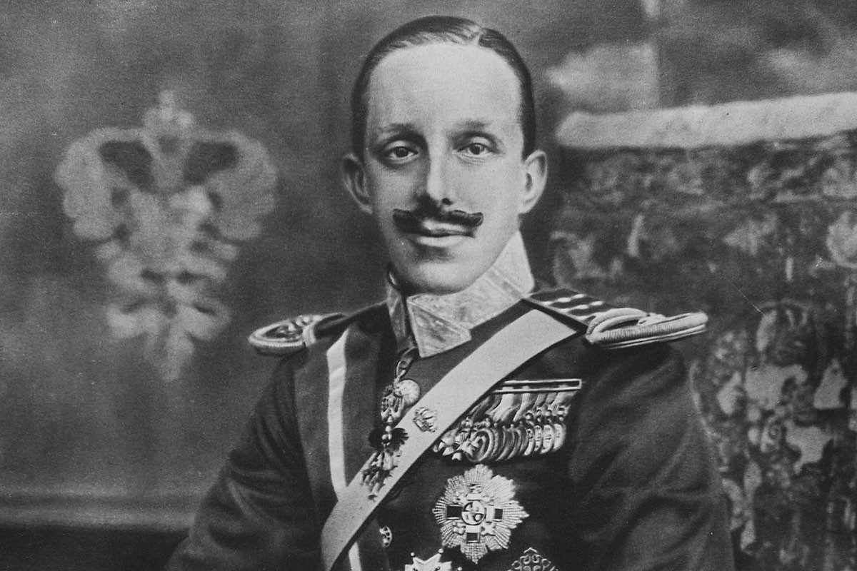 El rei Alfons XIII
