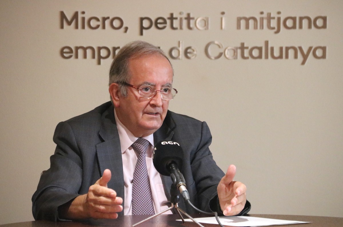 Josep González, durant un acte el novembre de l’any passat