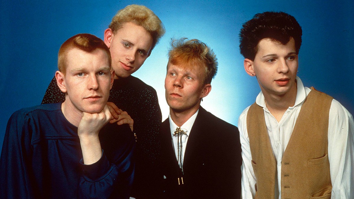 Depeche Mode, encara amb Vincle Clarke (el tecrcer per l'esquerra)