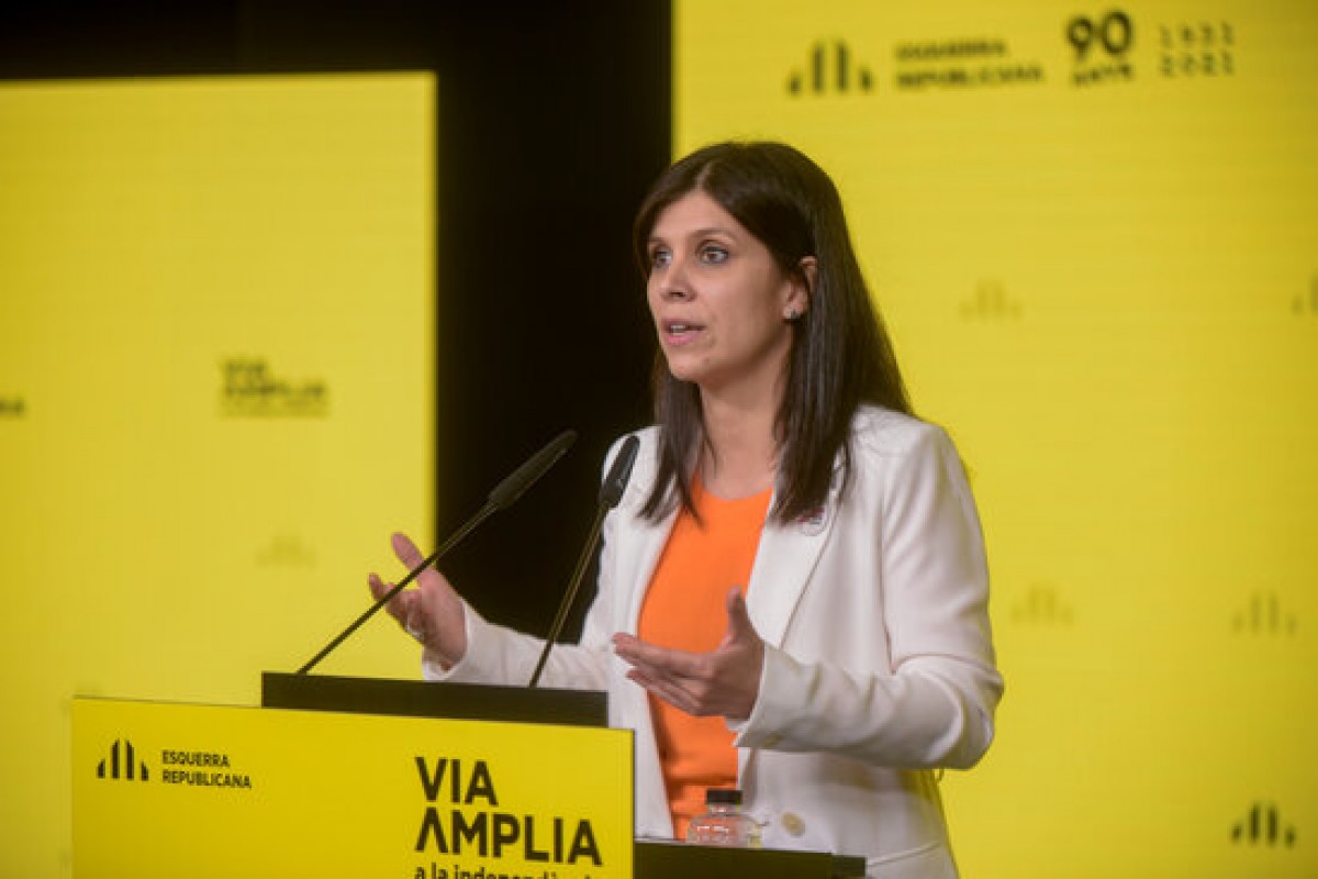 La secretària general adjunta i portaveu d'ERC, Marta Vilalta