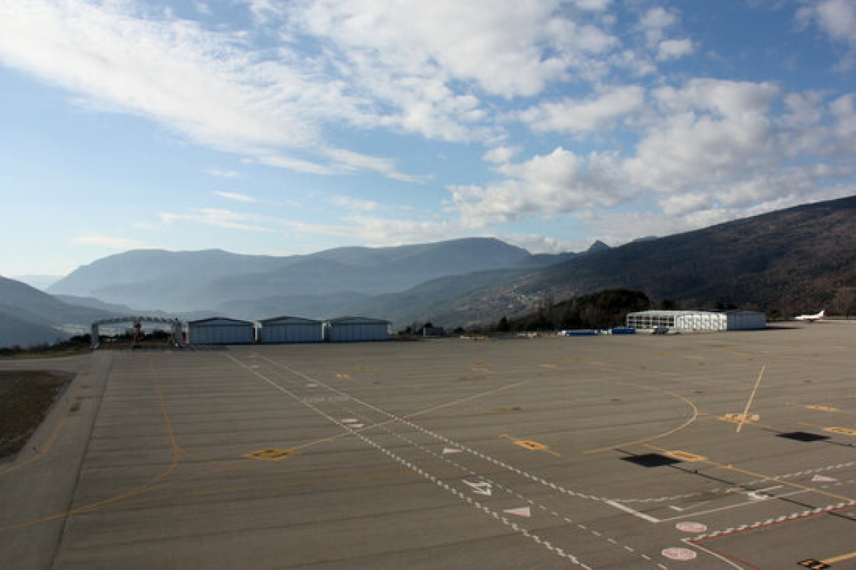La pista de l'aeroport d'Andorra - La Seu