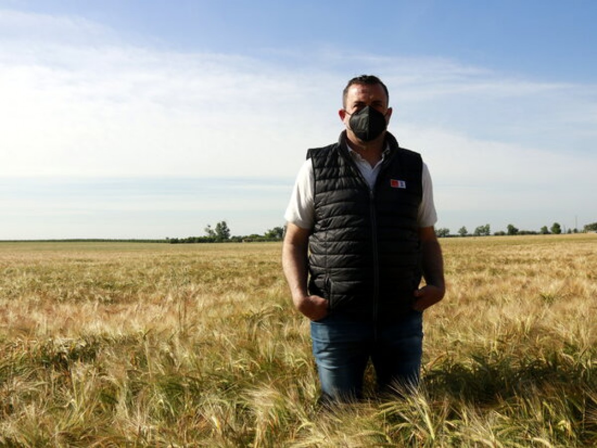 El responsable de cereals i herbacis d'Unió de Pagesos, Santiago Caudevilla