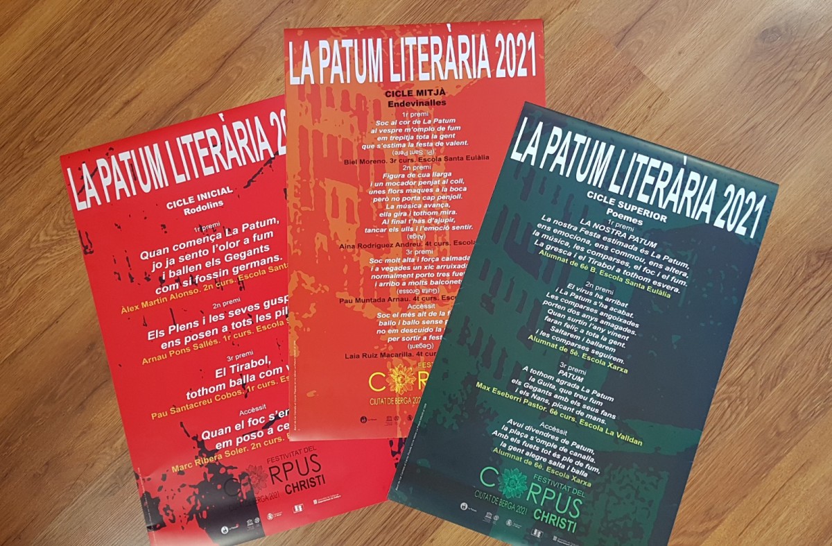 Cartells de la Patum literària 2021
