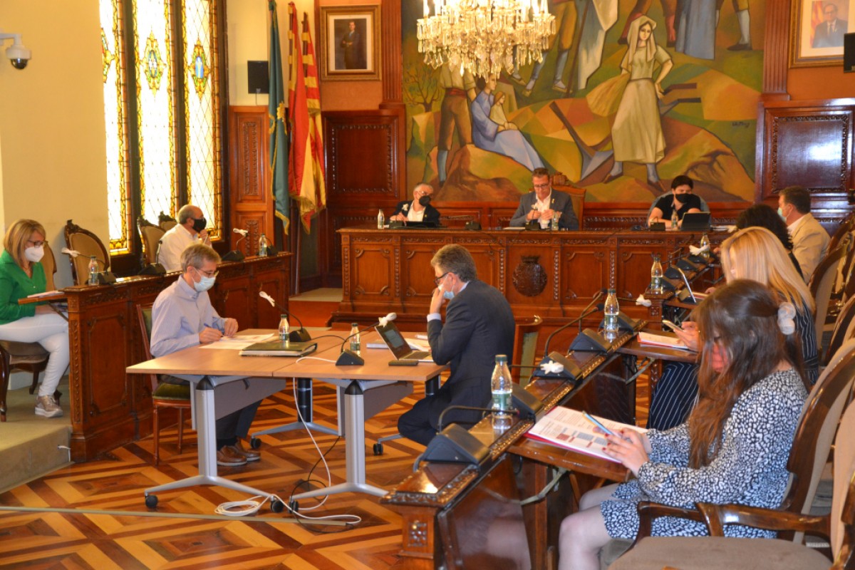 Imatge del ple de la Diputació de Lleida d'aquest dijous
