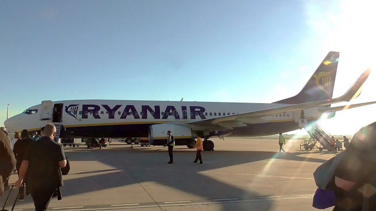 Una imatge d'arxiu d'un dels avions a Ryanair