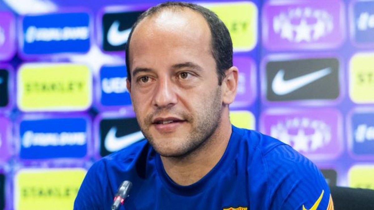 Lluís Cortés, entrenador del Barça femení
