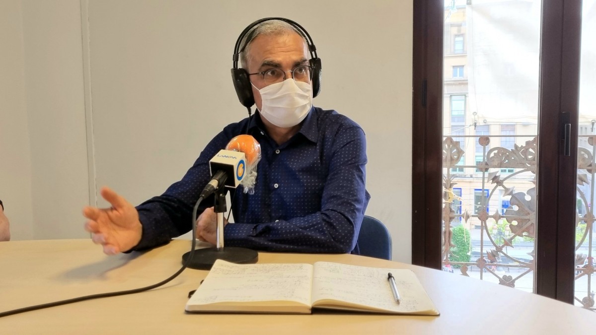 Martín, als estudis de LANOVA Ràdio de Reus