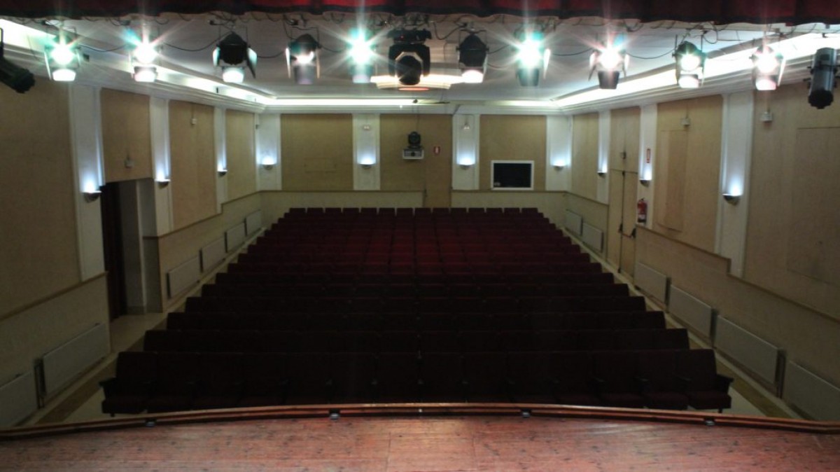 Una imatge del teatre de l'Orfeó