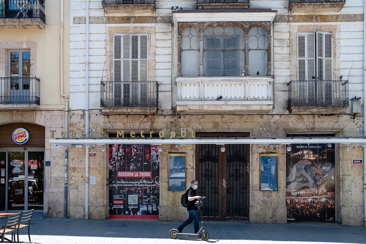 Imatge d'arxiu de la façana del Teatre Metropol de Tarragona.