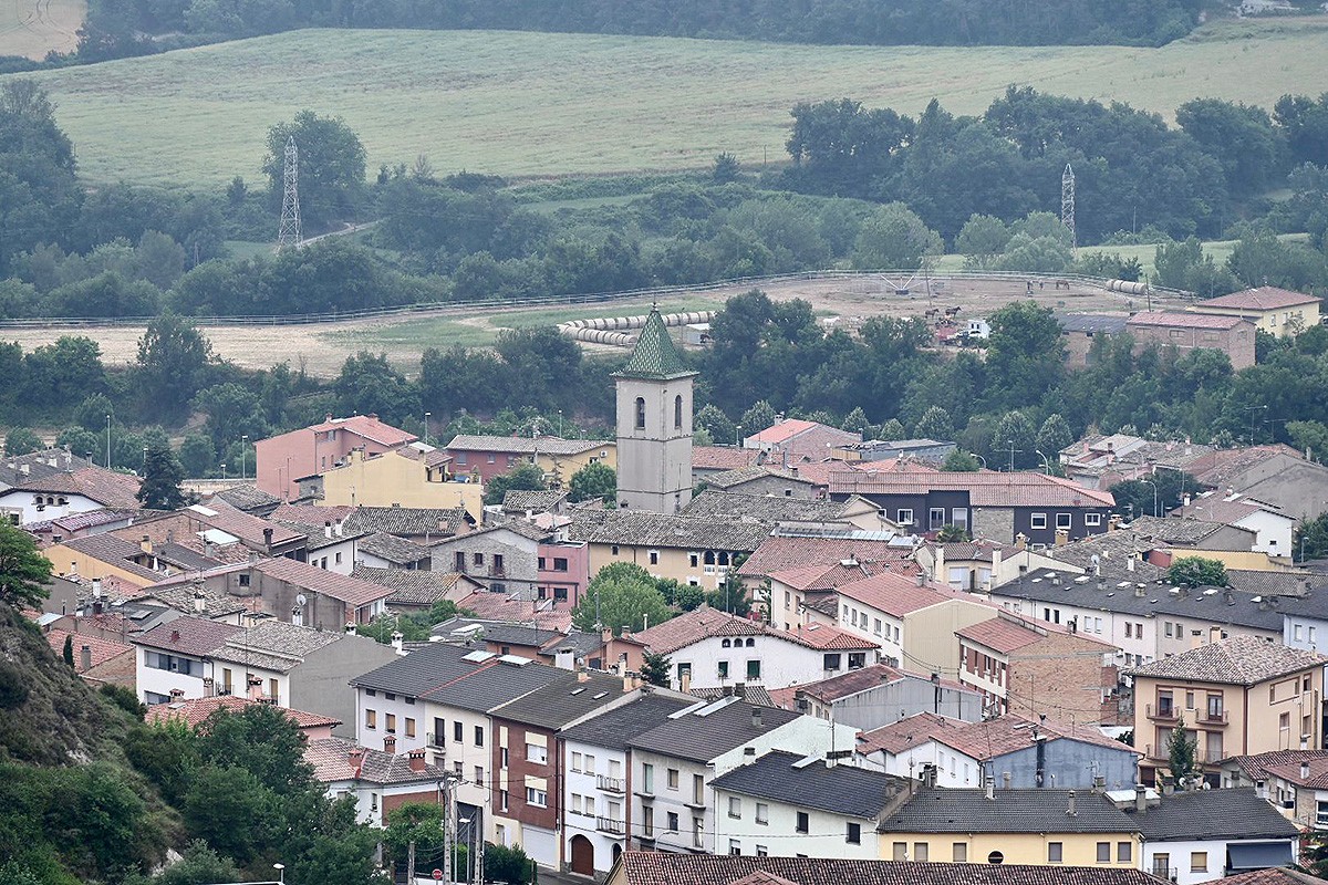 El poble de Santa Eulàlia de Riuprimer.