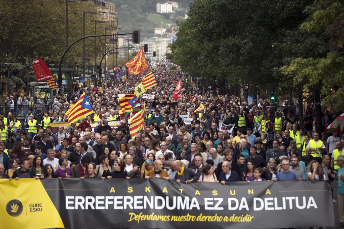 Naix la Via Pirinenca, la primera acció conjunta per la llibertat dels pobles català i basc