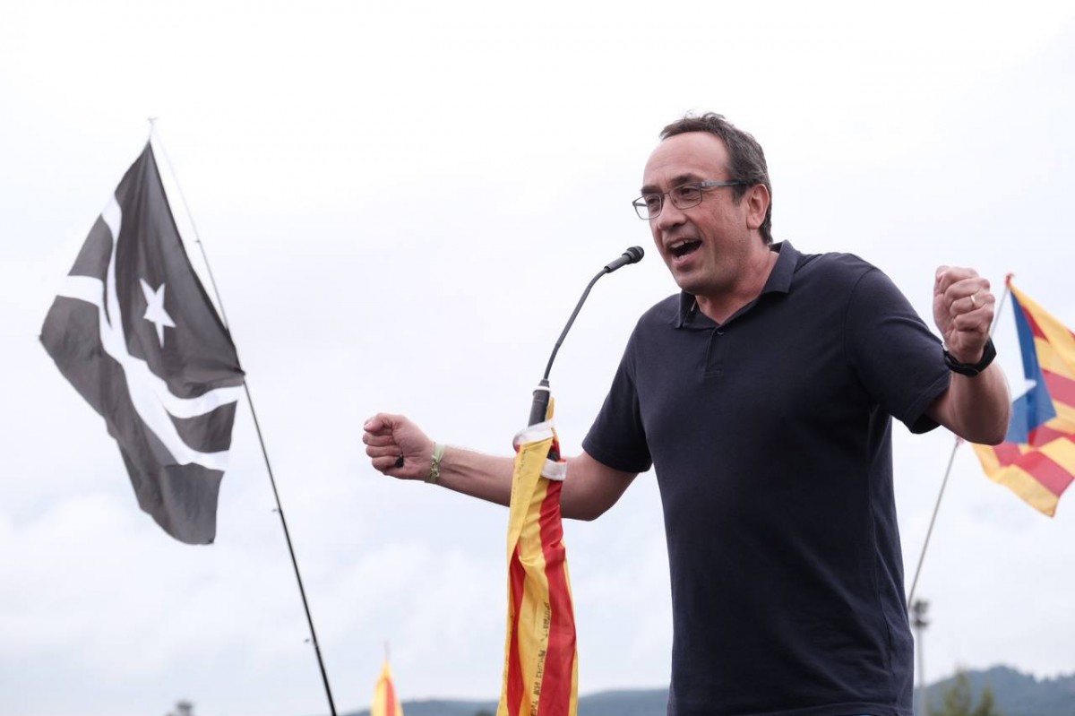 Josep Rull recent sortit de la presó amb l'indult 
