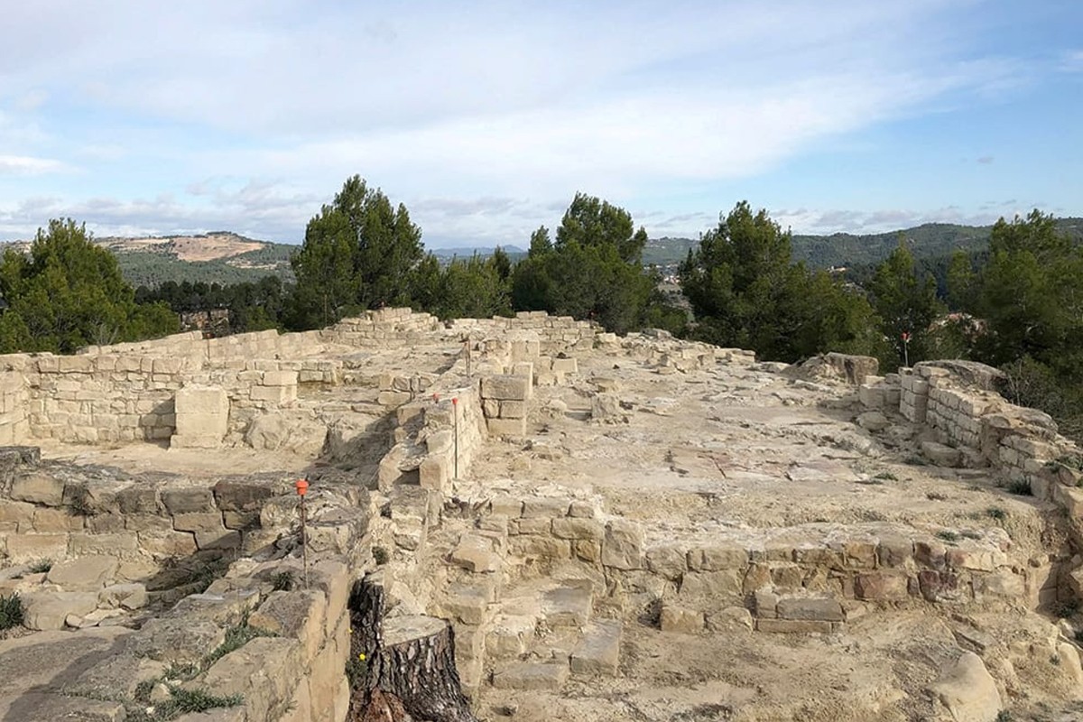 Restes arqueològiques del castell de Castellet de Sant Vicenç
