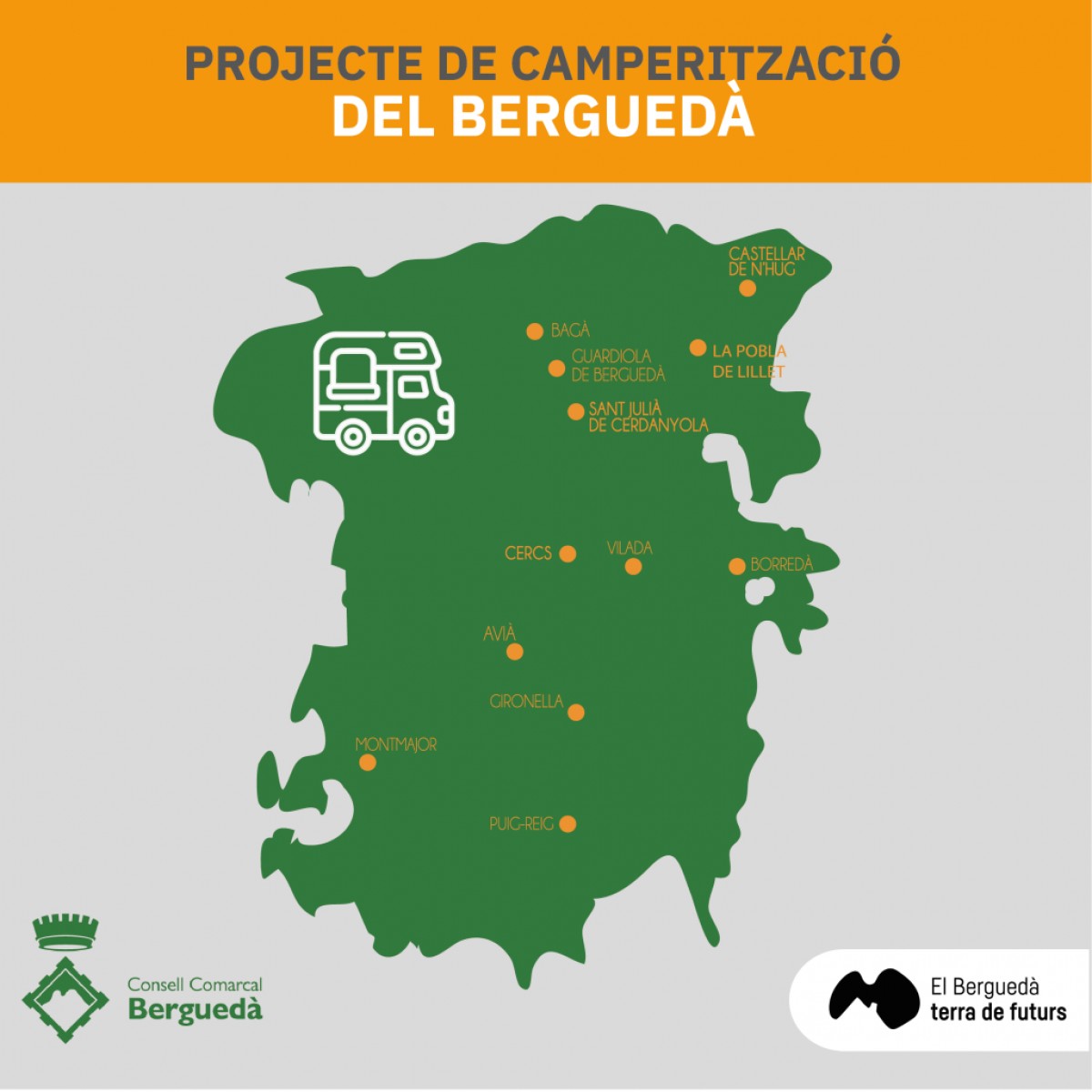 El Berguedà habilita 12 punts dotats amb serveis per autocaravanes i vehicles camperitzats