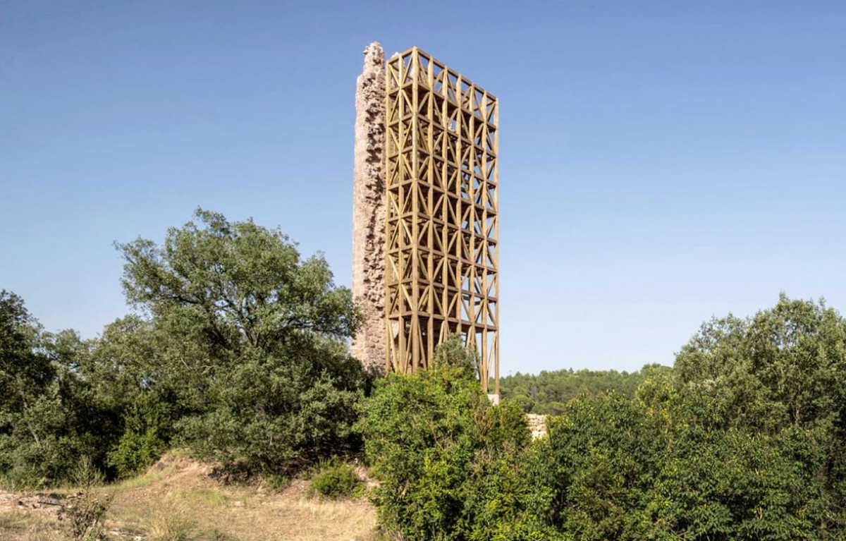 Torre del castell de Merola, a Puig-reig