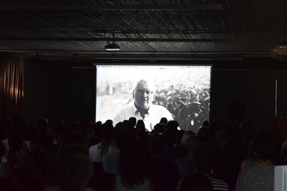 Una de les sessions de projecció del documental sobre Ramon Vila