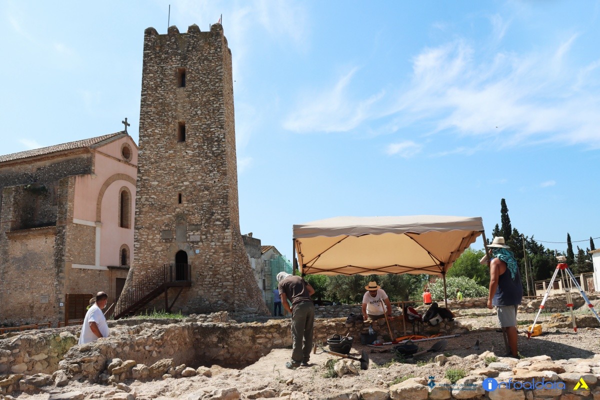 Les excavacions arqueològiques del jaciment de l'Ermita de l'Aldea.