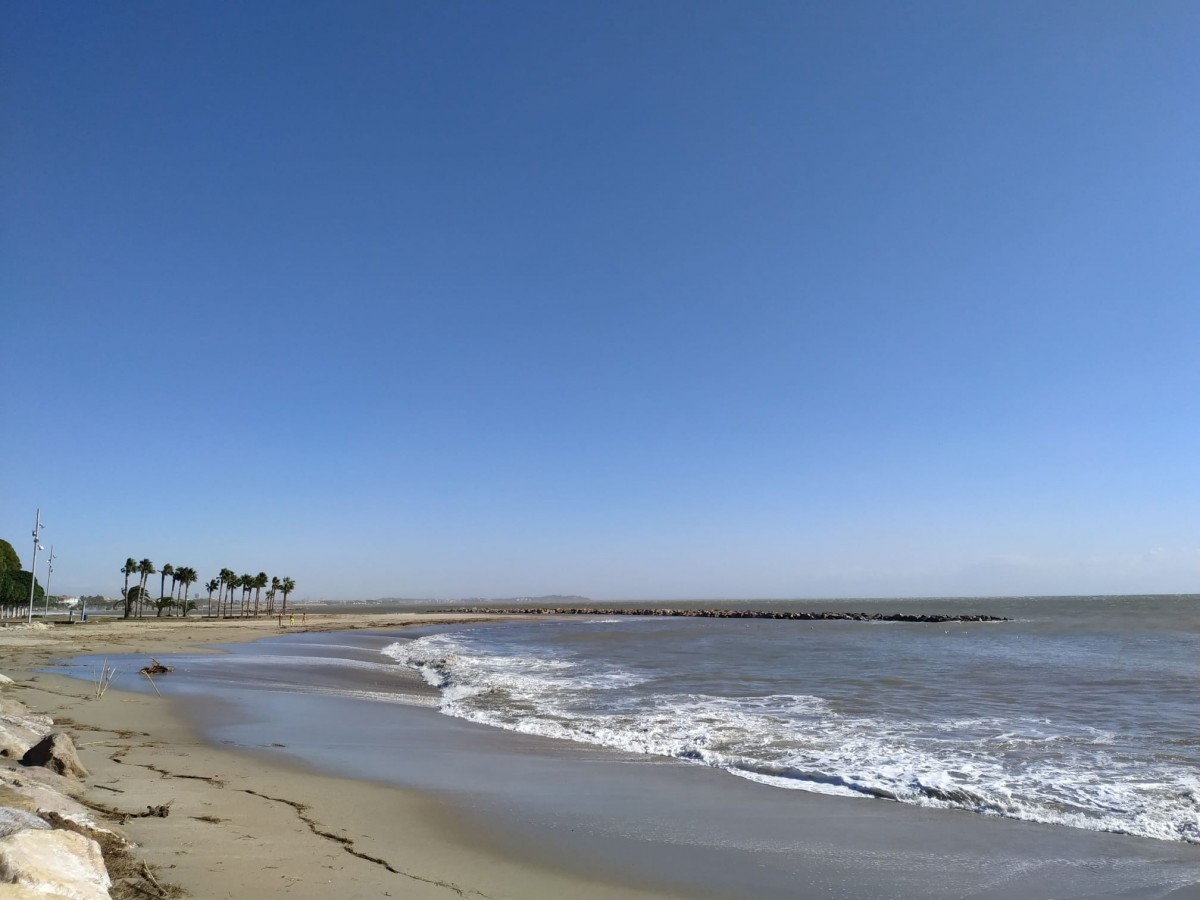 Una imatge de la platja de l'Ardiaca de Cambrils