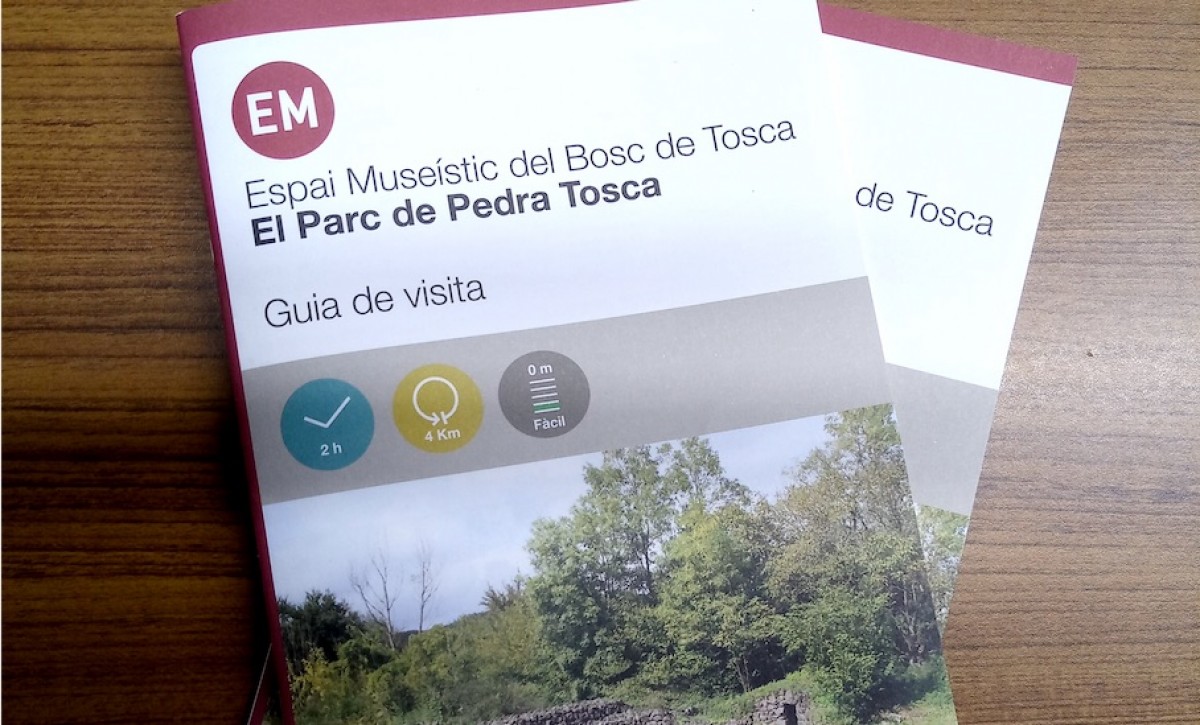 La nova guia del Parc de Pedra Tosca.