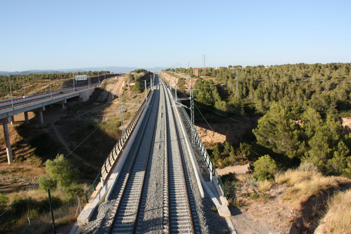 Un tram del corredor mediterrani