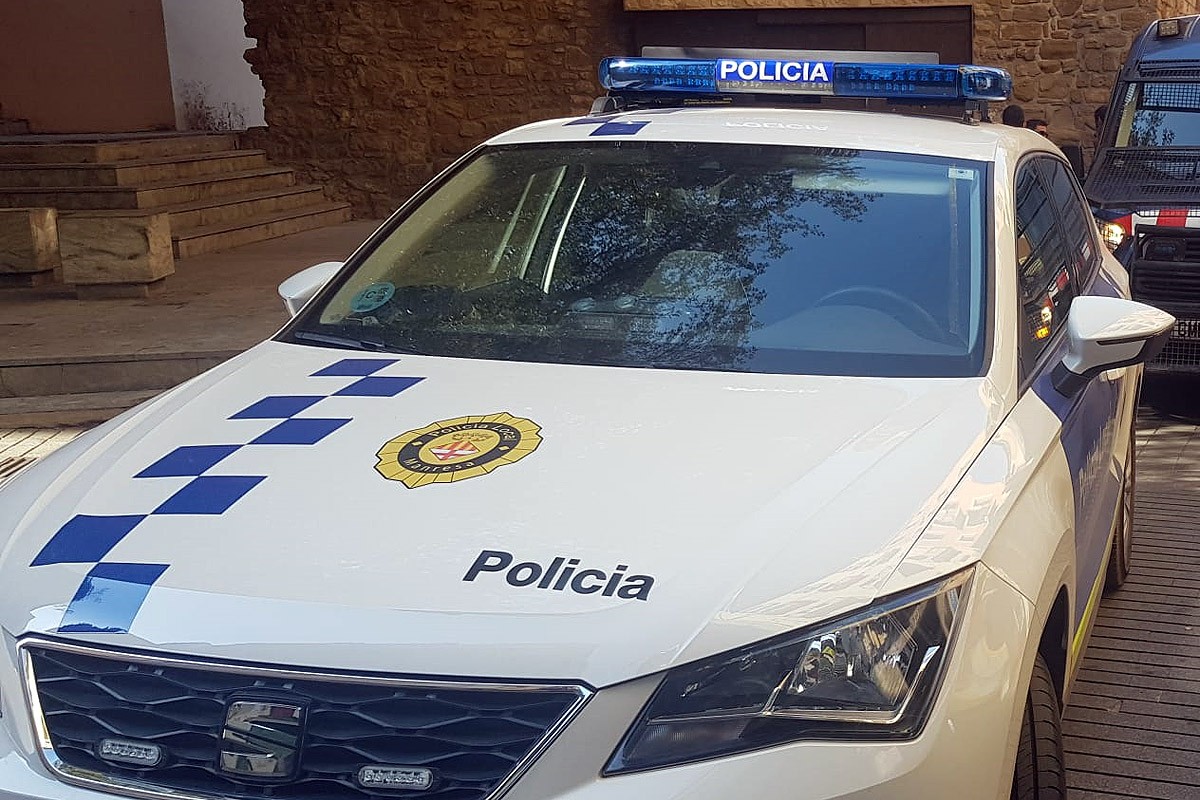 Imatge d'arxiu d'un vehicle de la Policia Local de Manresa