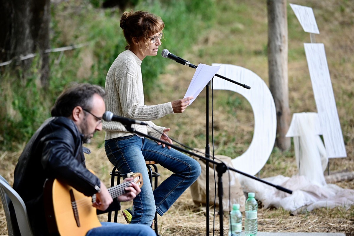 Roger Mas i Sílvia Bel, en l'acte del Dansàneu a Sorpe