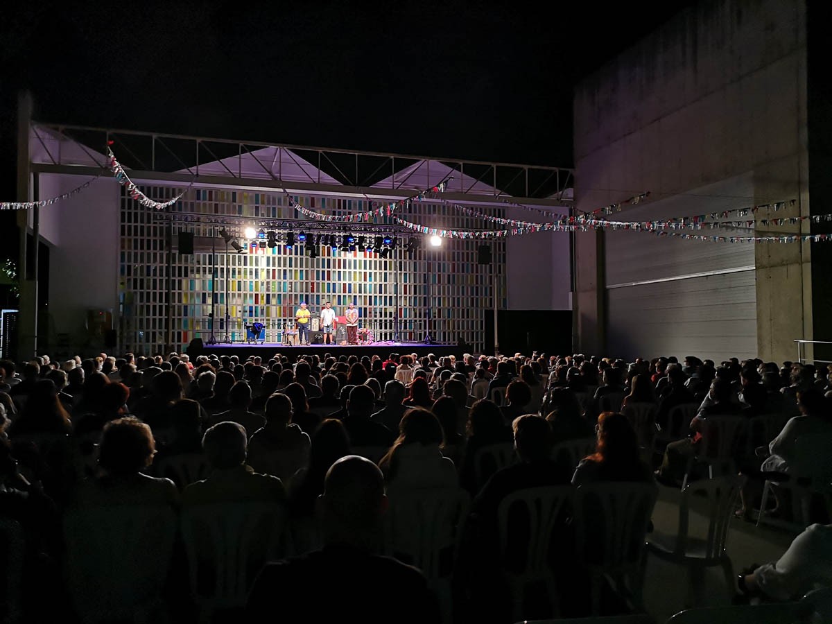 Espectacle de Fel Faixedas i Carles Xuriguera a la Festa Major d'Arbúcies