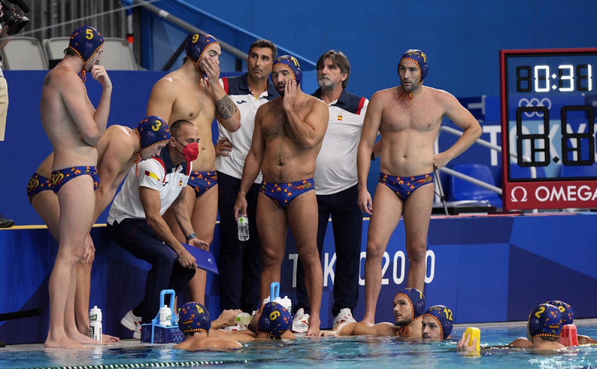 La selecció espanyola de waterpolo masculí als Jocs Olímpics de Tòquio