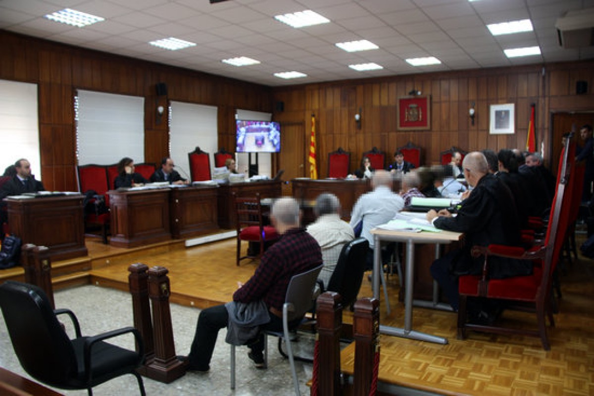 Una imatge del judici