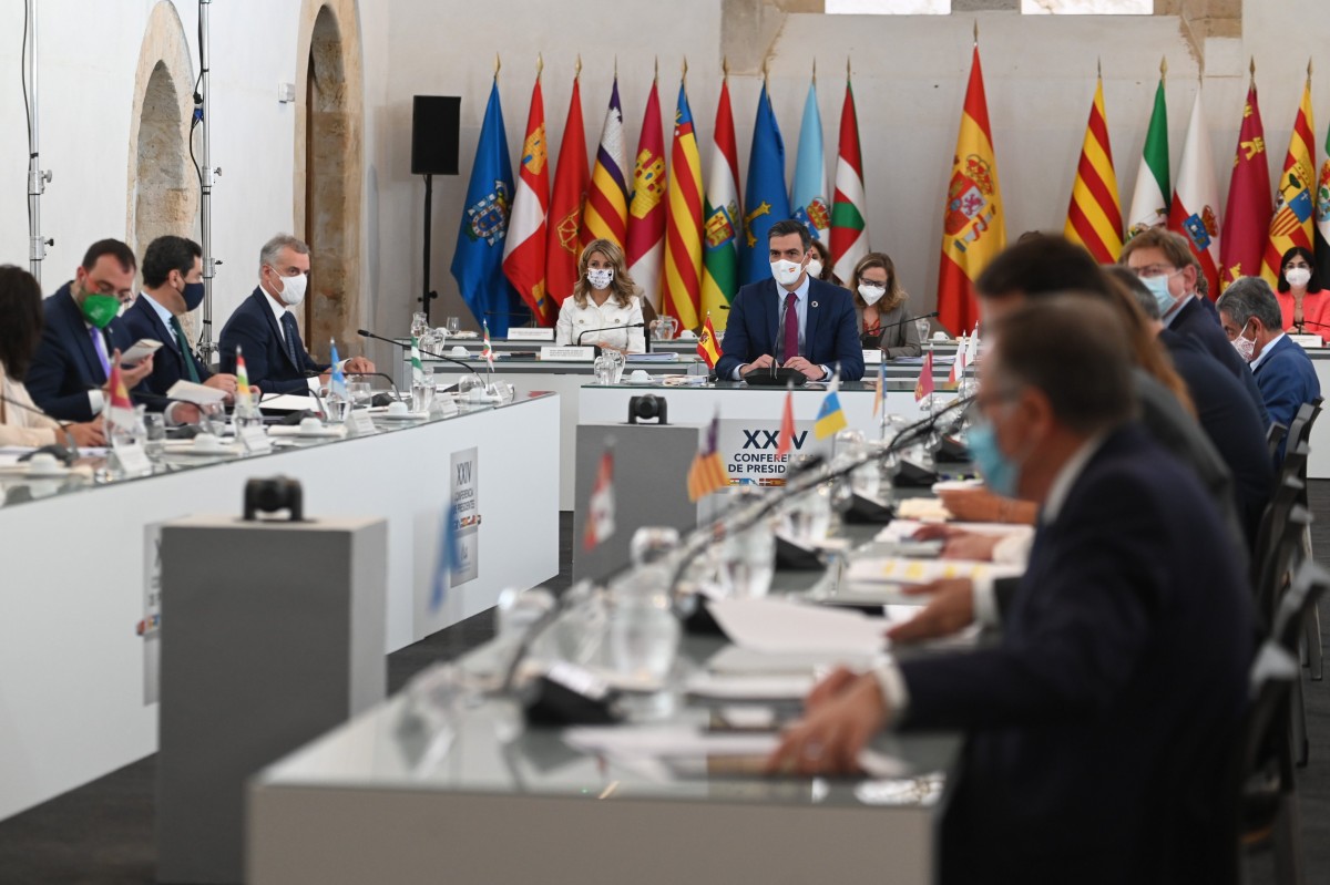 Conferència de presidents autonòmics a Salamanca.
