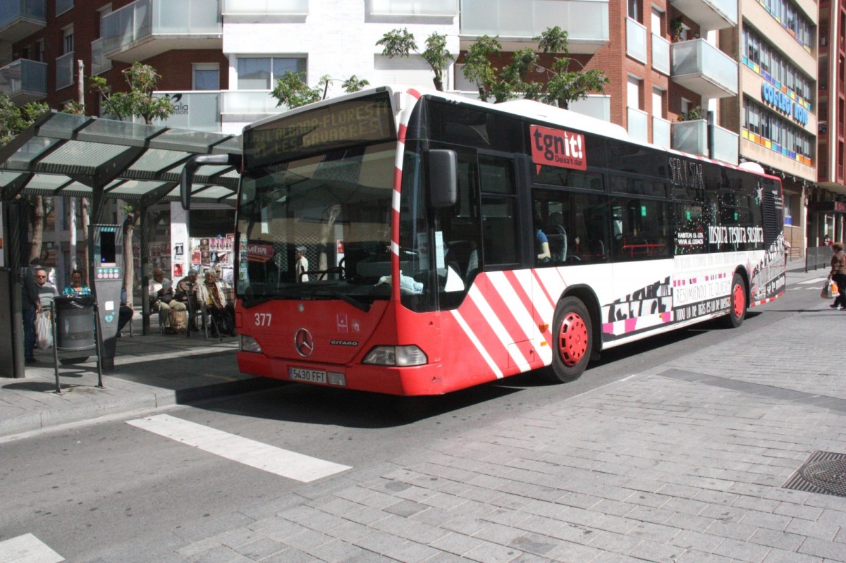 Imatge d'arxiu d'un autobús de l'EMT de Tarragona