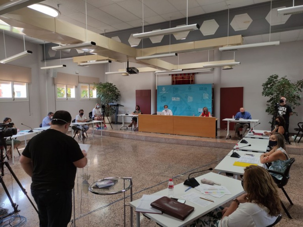 Imatge de la sessió plenària del 29 de juliol, celebrada a la Casa De la Vila
